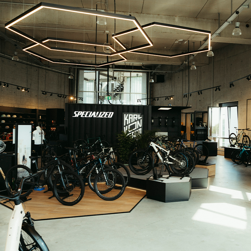 Karl von Drais Specialized flagshipstore productpresentatie overzicht