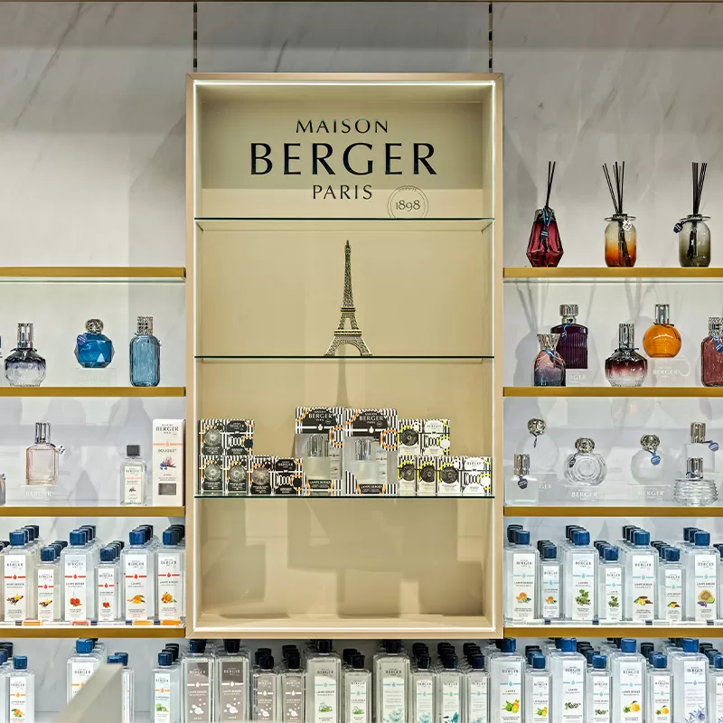 Maison Berger Shop-in-Shop-Konzepte